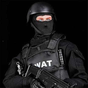 Amazon.co.jp: 1/6スケール12インチSWAT警察アクションフィギュア30